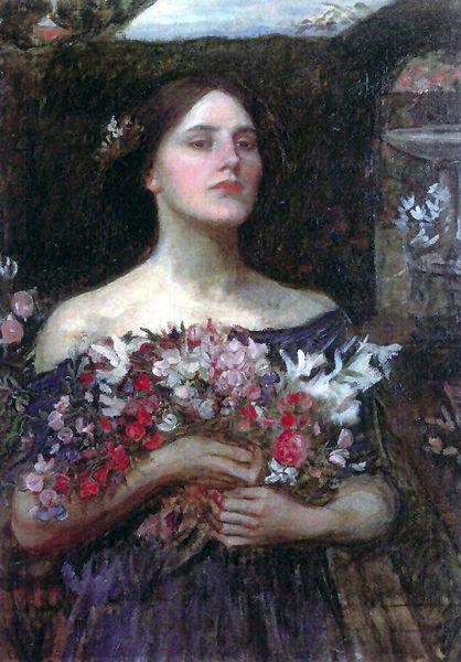 John William Waterhouse Gather Ye Rosebuds, or, Ophelia Spain oil painting art